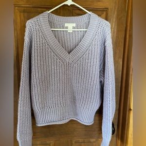 H&M lavender sweater